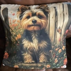 Yorkshire Terrier Decorative Pillow